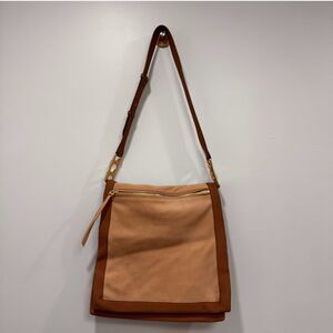 Rag‎ & Bone Leather Messenger Bag Gold Chain Large Purse Leather Olympus Flap